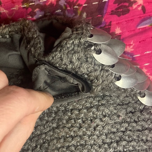 DRAGON SCALE KNITTED SCALEMAIL SCAILE MAILE RENFAIRE BELT BAG LARP RENAISSANCE - Picture 12 of 15